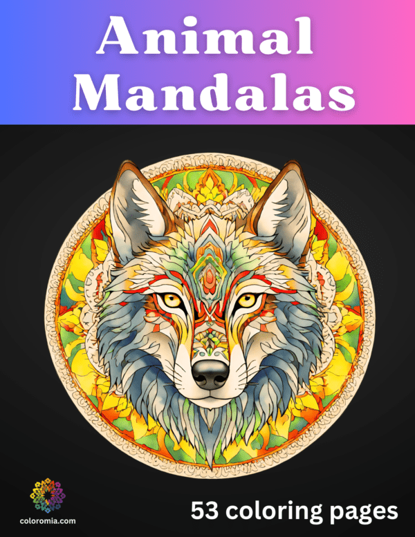 animal mandala book cover